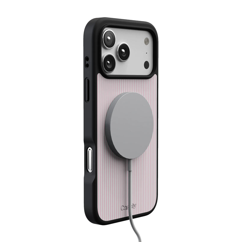 Stripes and the City | Light Pink Pinstripe Case