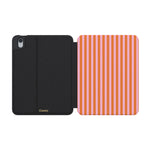 Perfect Stripes | Orange & Pink Stripes iPad Case