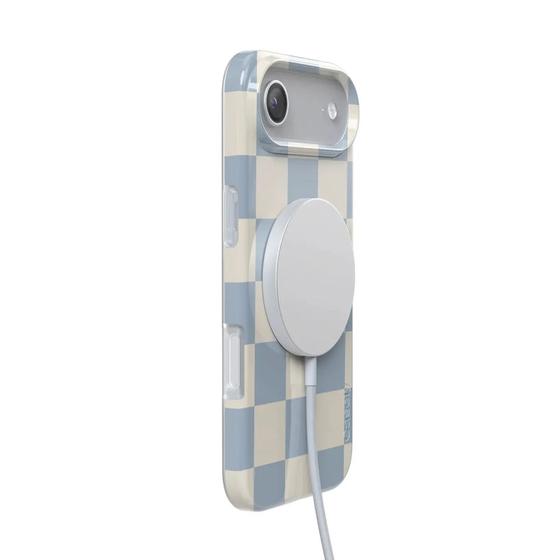 Fit Check | Light Blue Checkerboard Case
