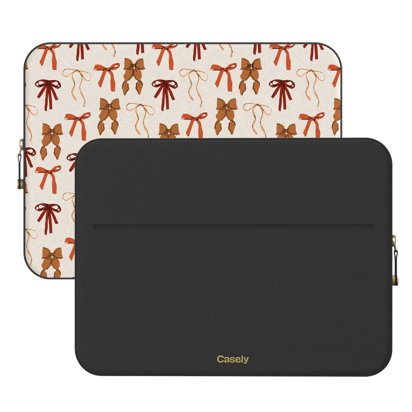 Fall Girlie | Pumpkin Spice Bows Laptop Case