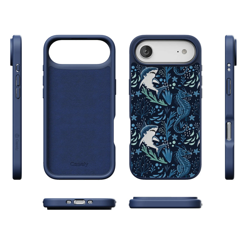 Midnight Reef | Shark Print Case
