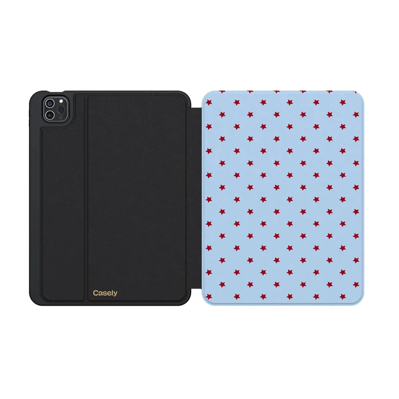 Tiny Stars | Red & Blue iPad Case