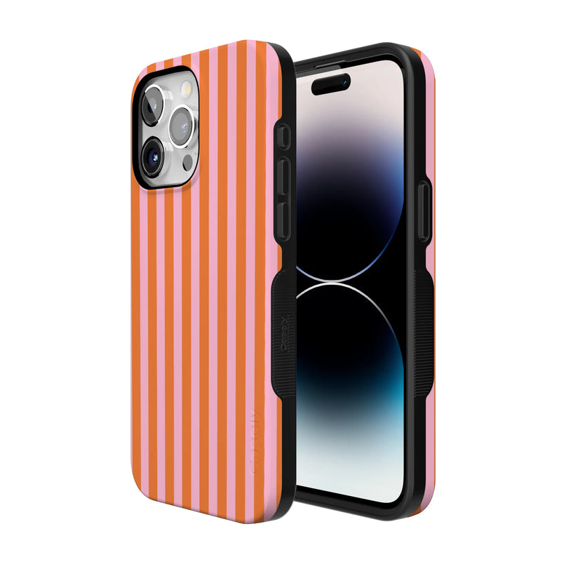 Perfect Stripes | Orange & Pink Stripes Case