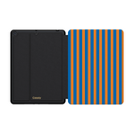 Go New York | Blue & Orange Stripes iPad Case