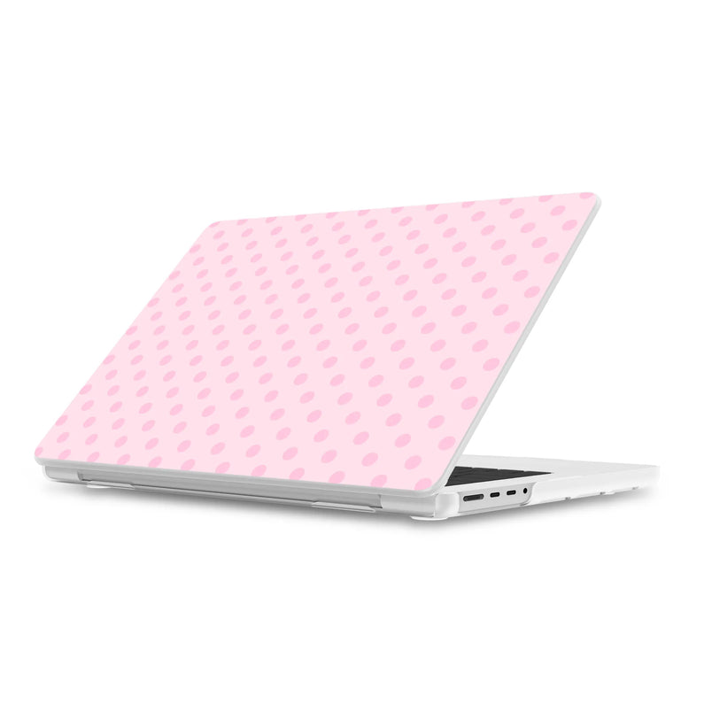 Spotted in SoHo | Pink Polka Dot Laptop Shell