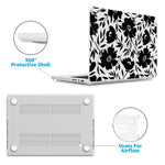 Dark Fantasy | Contrast Floral Laptop Shell