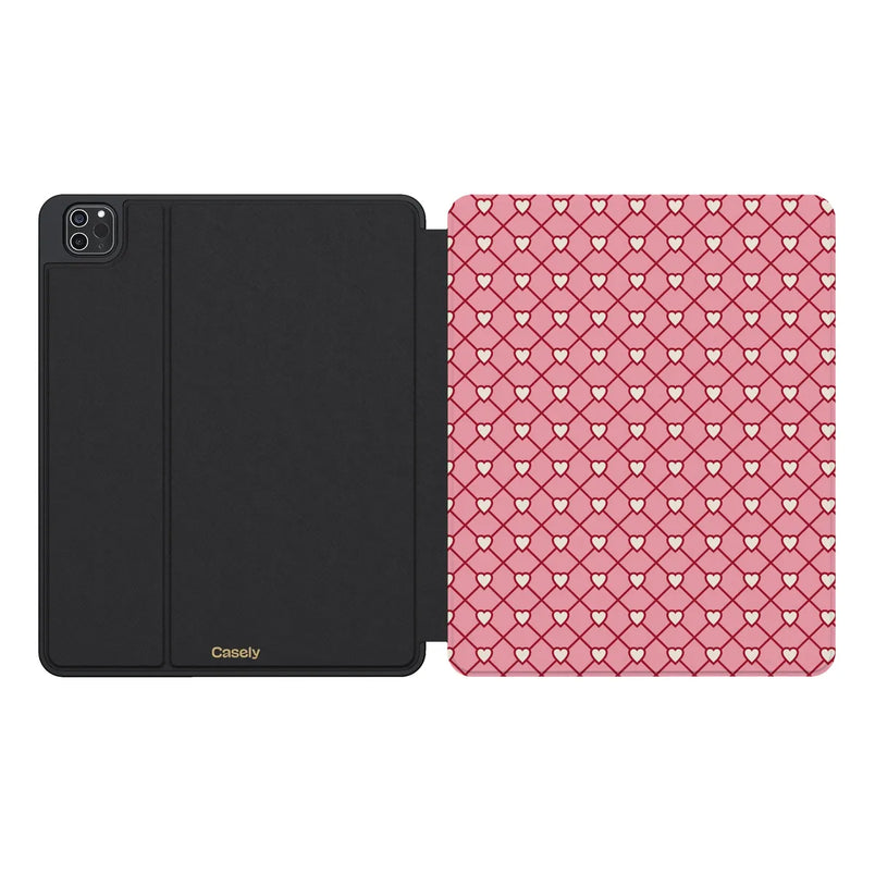 Love Locks | Pink Hearts iPad Case