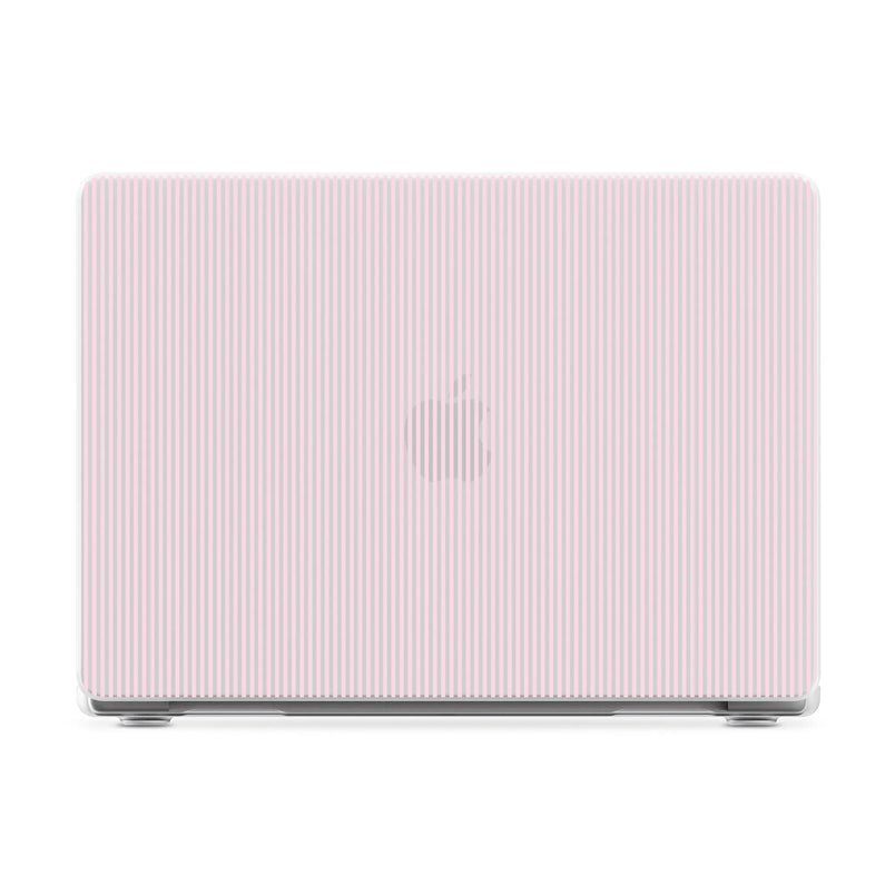 Stripes and the City | Light Pink Pinstripe Laptop Shell - 13" MacBook Neo