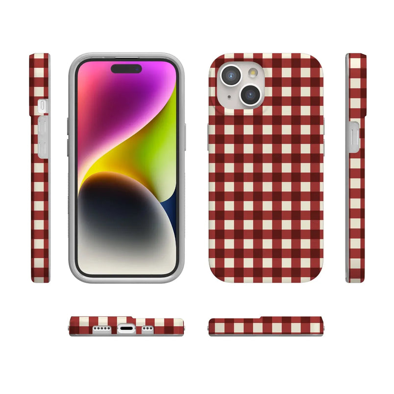Checked Twice | Red Plaid Case