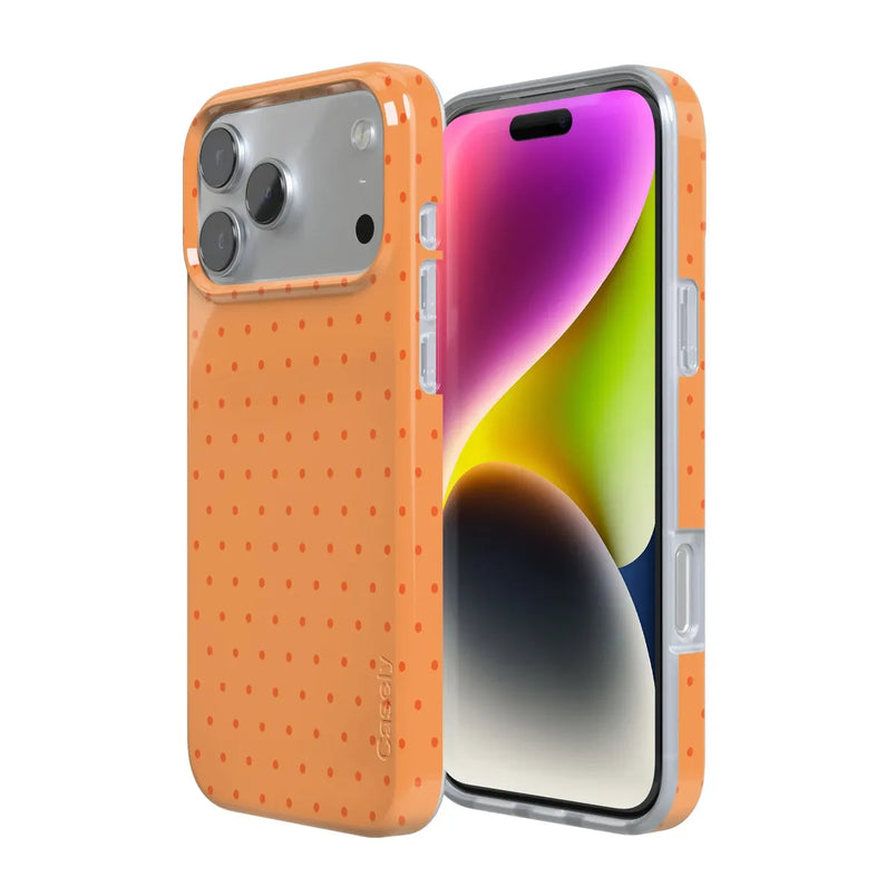 On the Dot | Orange Polka Dot Case
