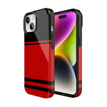 Storm Warning | Black & Red Stripes Case