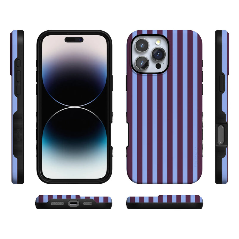 Perfect Stripes | Purple & Blue Stripes Case