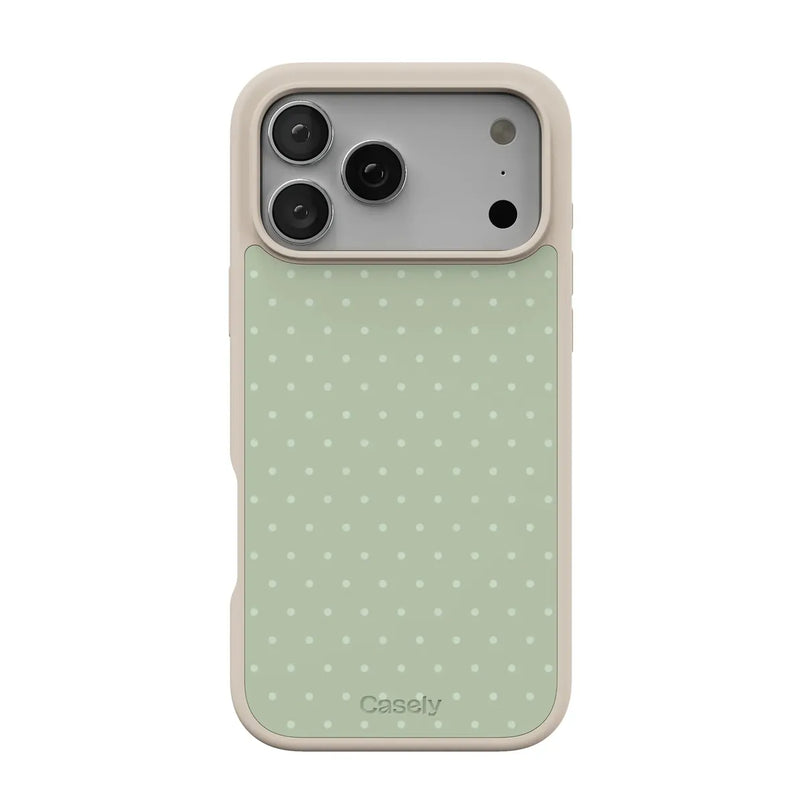 On the Dot | Green Polka Dot Case