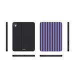 Perfect Stripes | Purple & Blue Stripes iPad Case