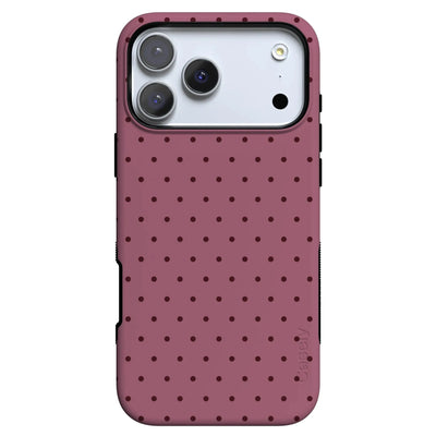 On the Dot | Dusty Rose Polka Dot Case