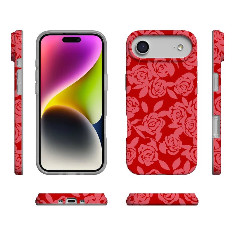 Final Rose | Red & Pink Floral Case