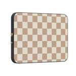 Fit Check | Neutral Checkerboard Laptop Case