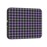 Midnight Hex | Purple Checkered Laptop Case