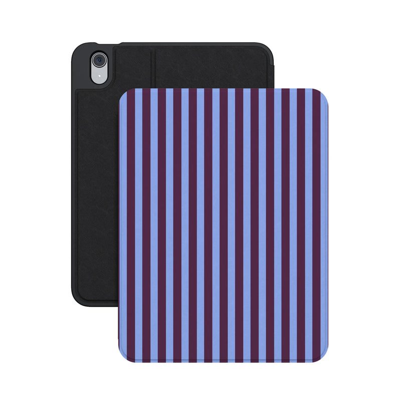 Perfect Stripes | Purple & Blue Stripes iPad Case - iPad 10.9" (10th Gen / A16)