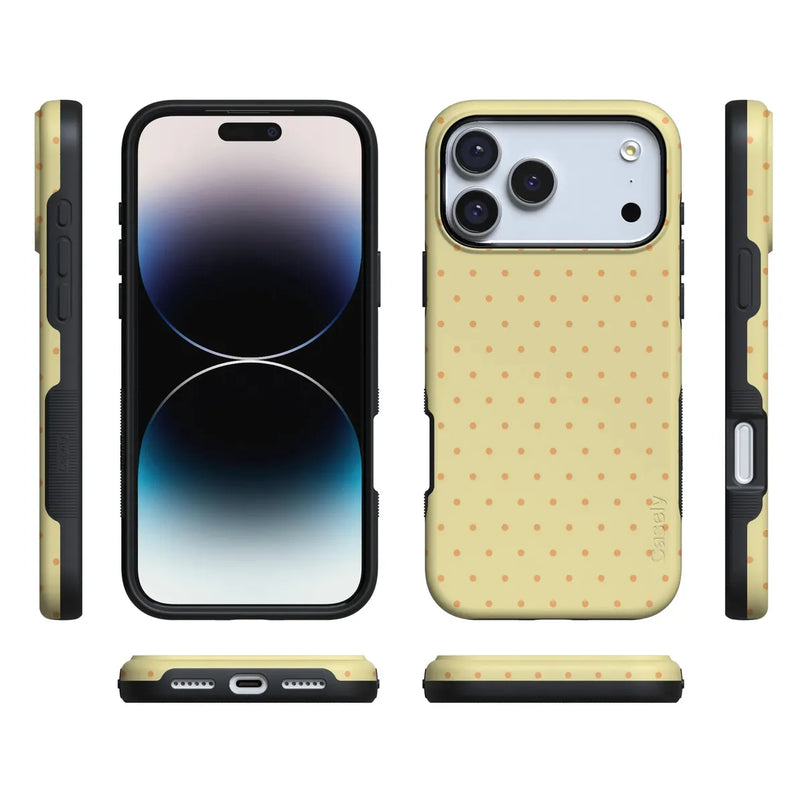 On the Dot | Yellow Polka Dot Case