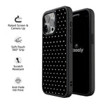 On the Dot | Black Polka Dot Case