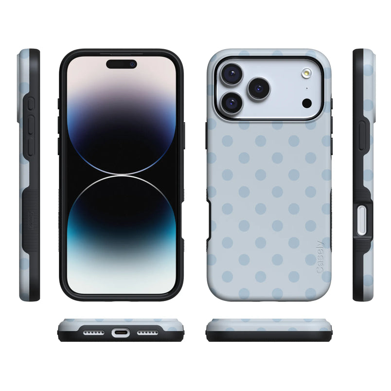 Spotted in SoHo | Light Blue Polka Dot Case