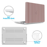 Sunday in Brooklyn | Blue Stripes Laptop Shell