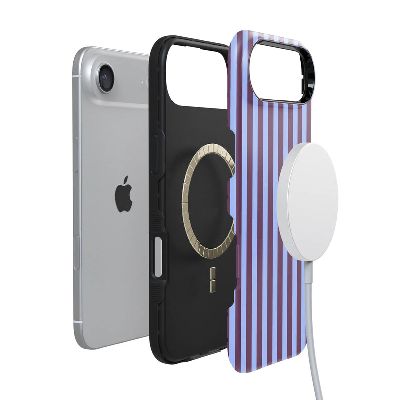 Perfect Stripes | Purple & Blue Stripes Case