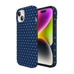 On the Dot | Navy Polka Dot Case