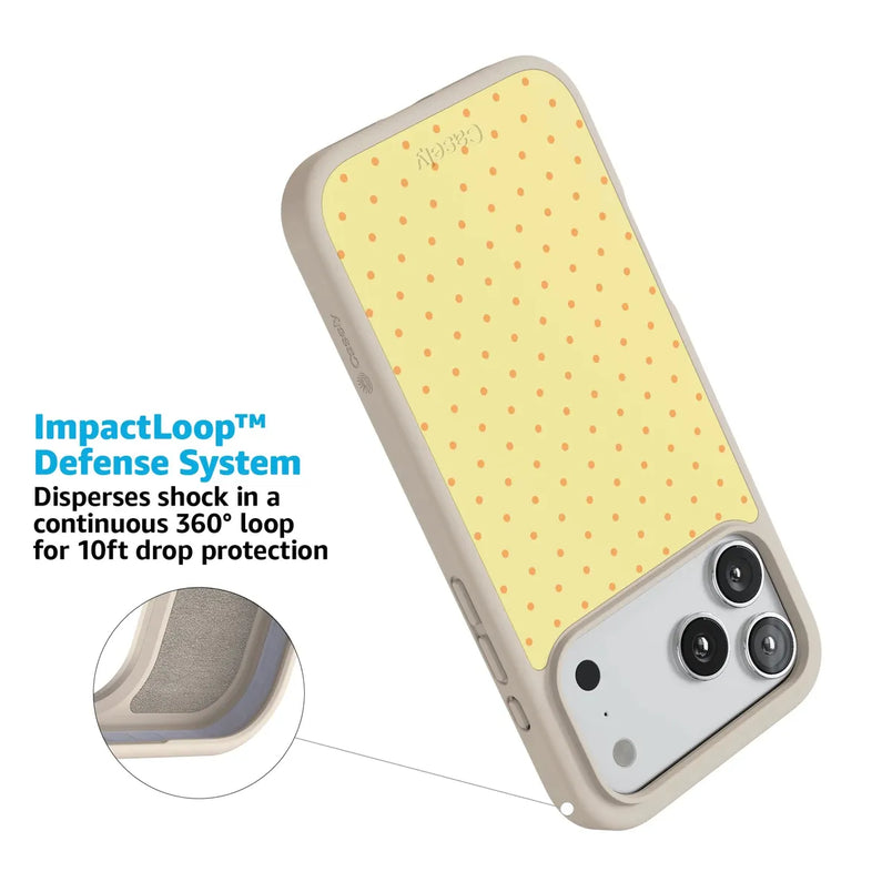 On the Dot | Yellow Polka Dot Case
