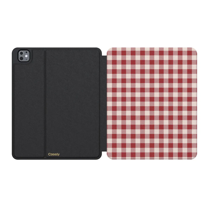 Sweet Jam | Red Gingham iPad Case