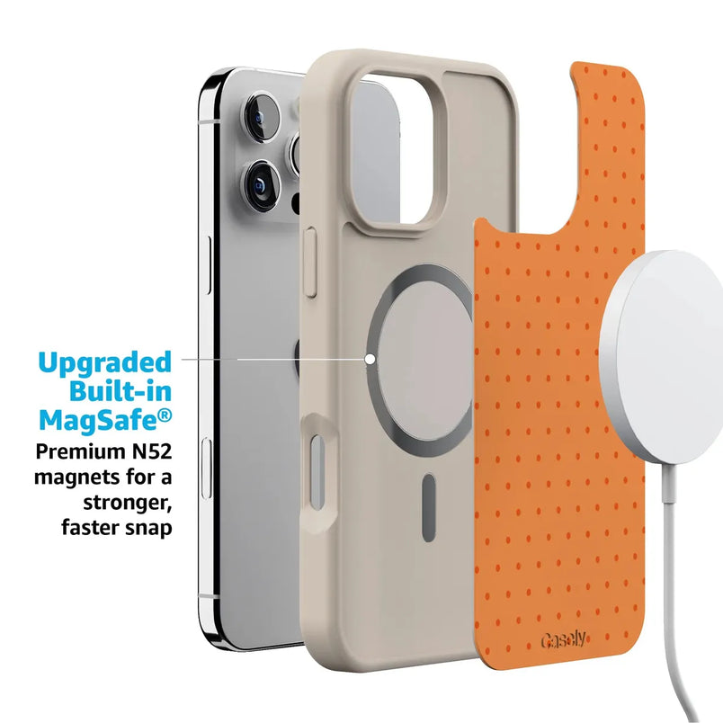 On the Dot | Orange Polka Dot Case
