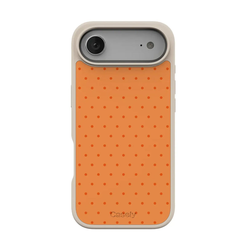 On the Dot | Orange Polka Dot Case