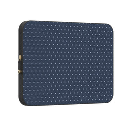 On the Dot | Midnight Blue Polka Dot Laptop Case