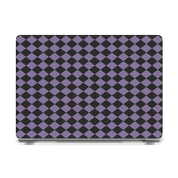 Midnight Hex | Purple Checkered Laptop Shell