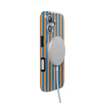 Go New York | Blue & Orange Stripes Case