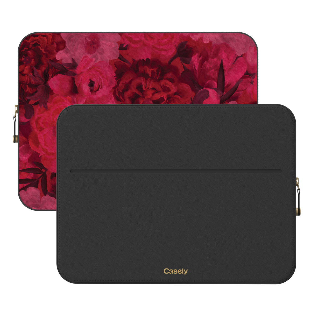 Romance Novel Moody Floral Laptop Case