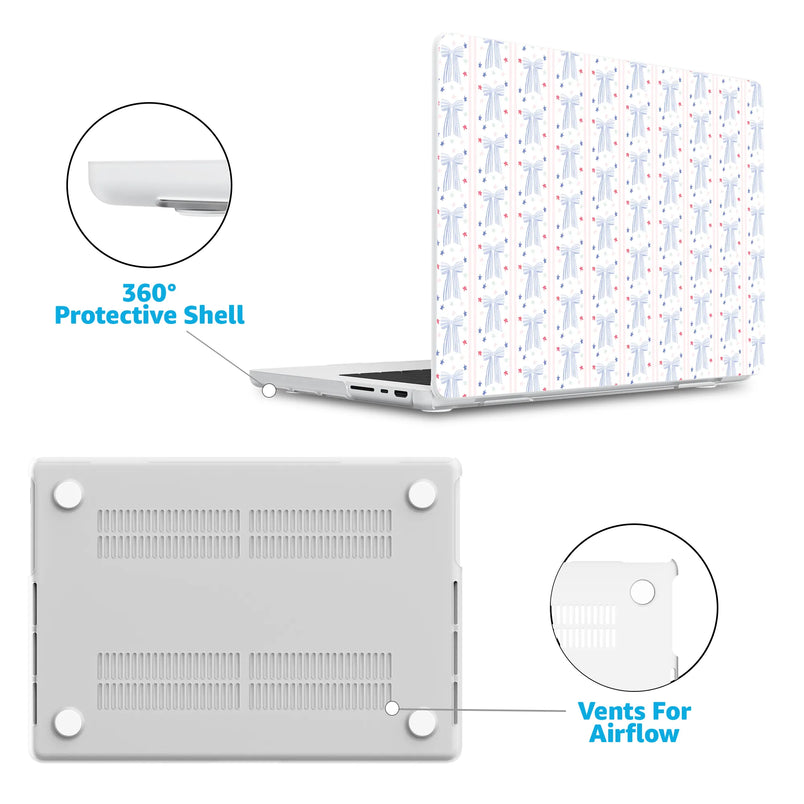Summer Bows | Coquette Laptop Shell