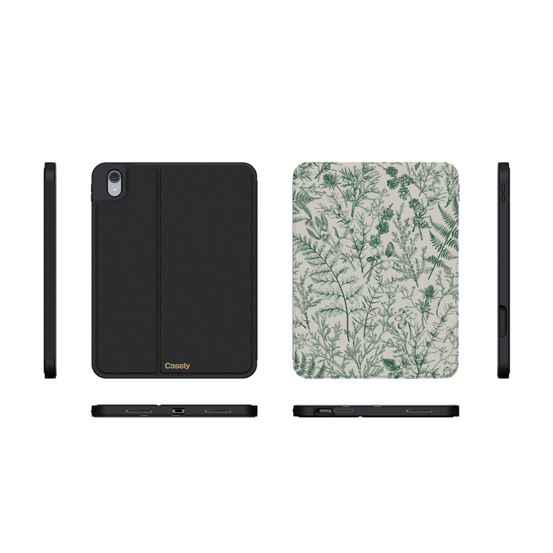 Sage Garden | Green Floral iPad Case