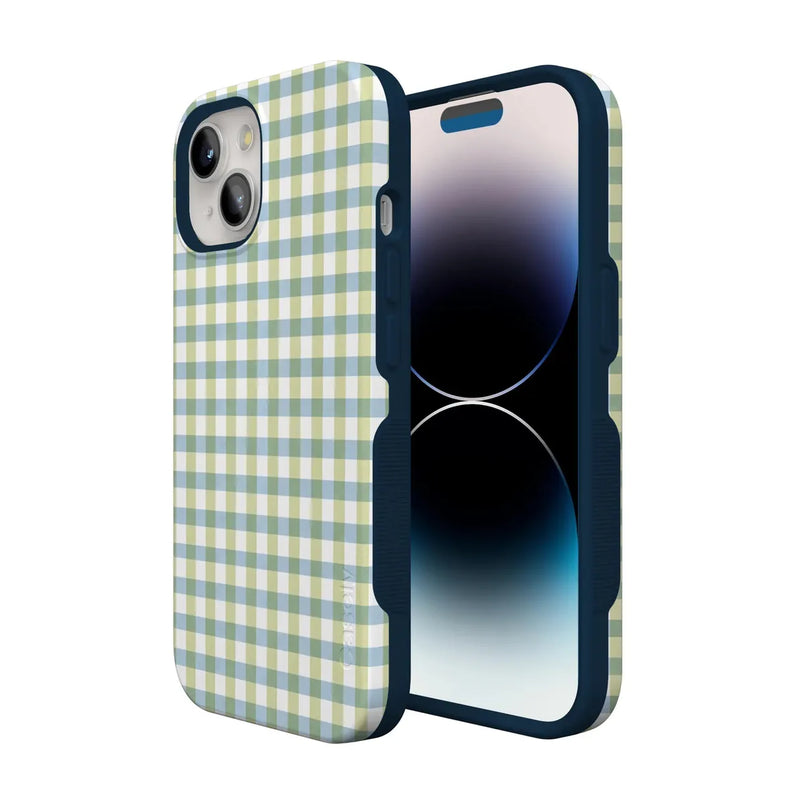 Pastel Picnic | Blue & Green Gingham Case