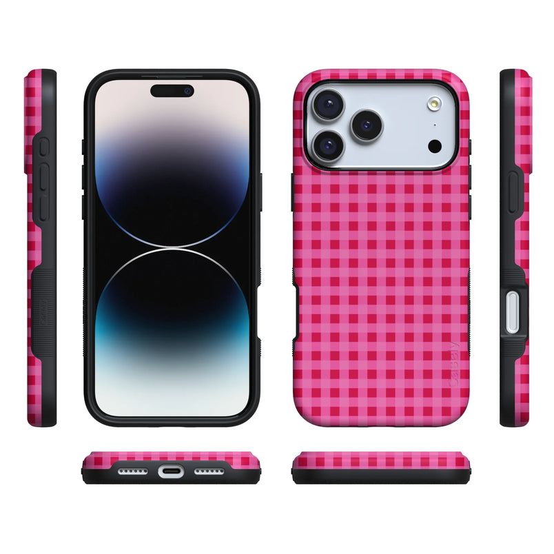 Sweet Jam | Hot Pink Gingham Case