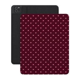 Heart Noir | Tiny Hearts iPad Case