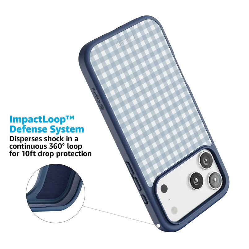 Pastel Picnic | Blue Gingham Case