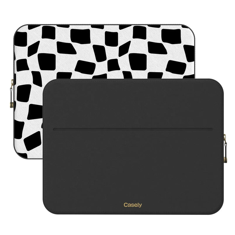 Funky Checkerboard | High Contrast Design Laptop Case