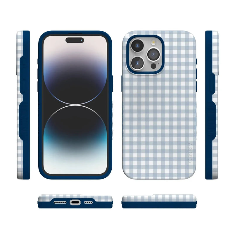 Pastel Picnic | Blue Gingham Case