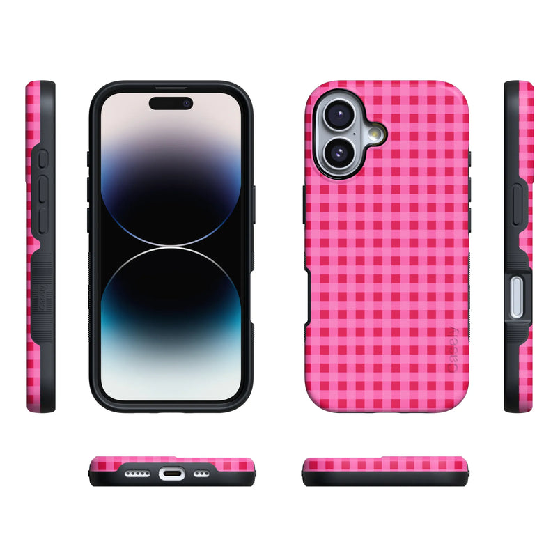 Sweet Jam | Hot Pink Gingham Case