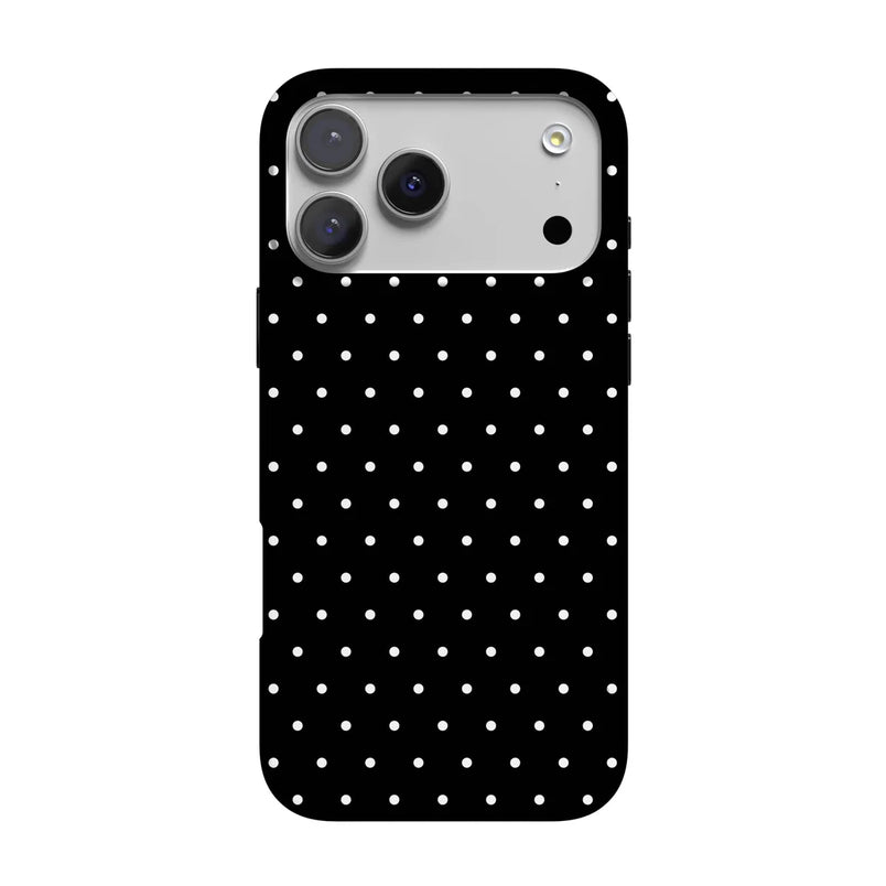 On the Dot | Black Polka Dot Case