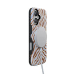 Untamed | Brown & Blue Zebra Case