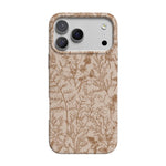 Beige Garden | Neutral Floral Case