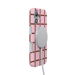 Uptown Gridlock | Pink Checkerboard Case